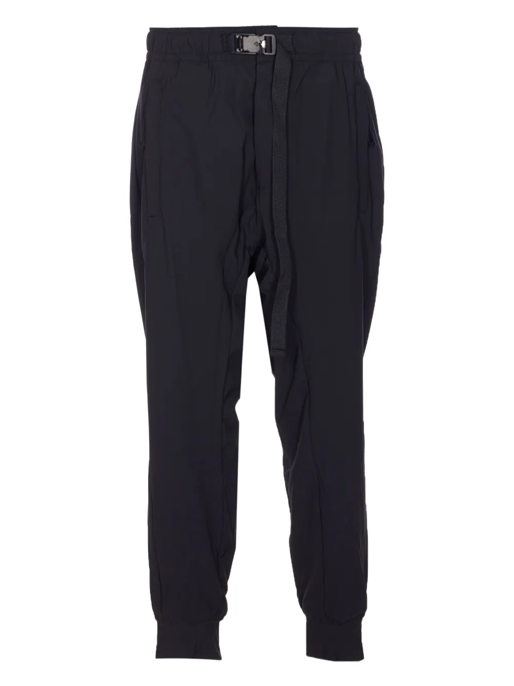Thom Krom elasticated-waistband low-crotch trousers | Black | Image 1
