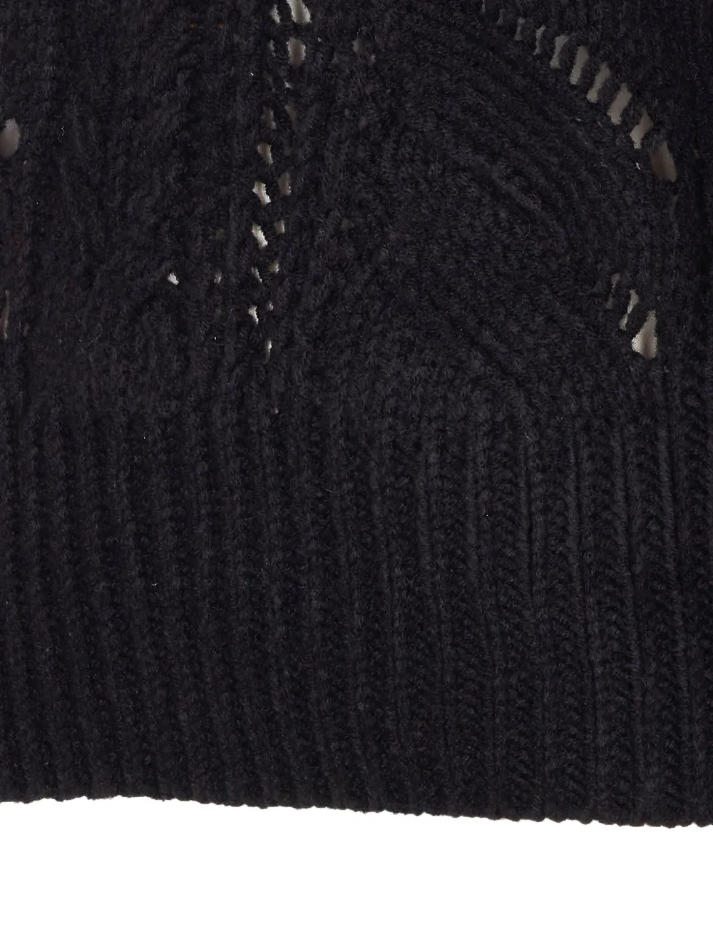 LIU JO Gebreide trui met kristallen Zwart