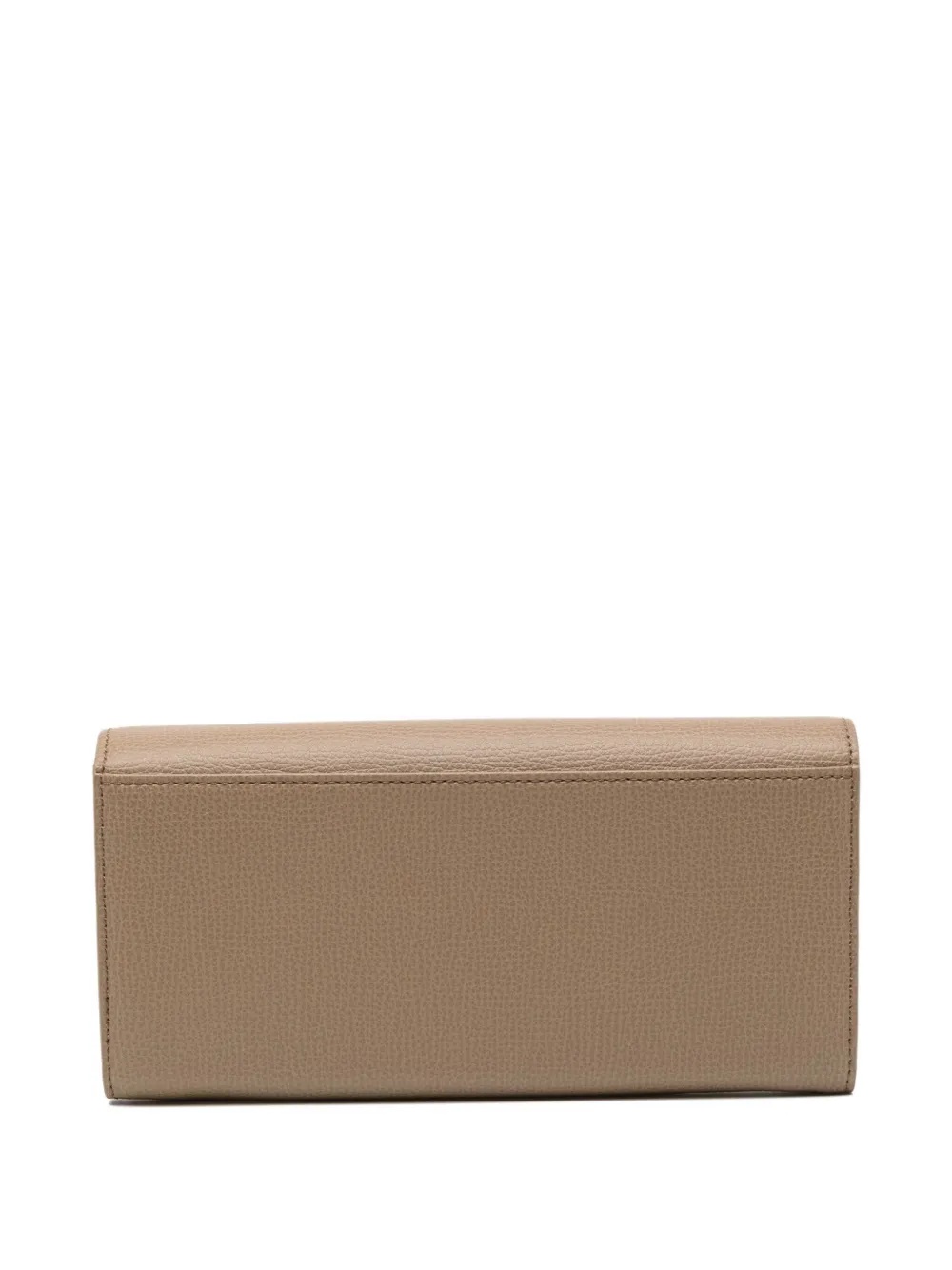 Agnès B. Leather Long Wallet In Brown