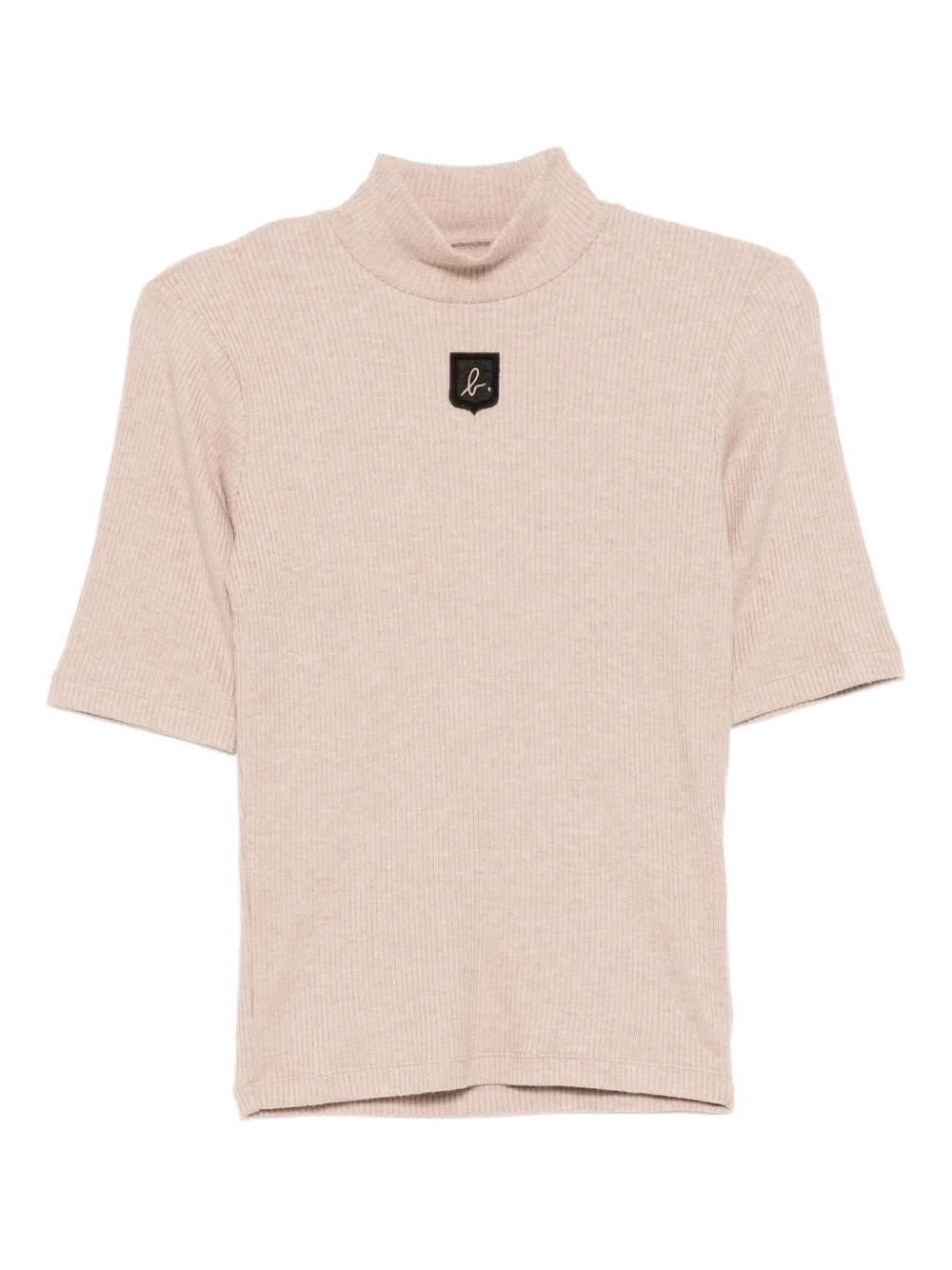 agnès b.  logo-embroidered top | Neutrals | Image 1