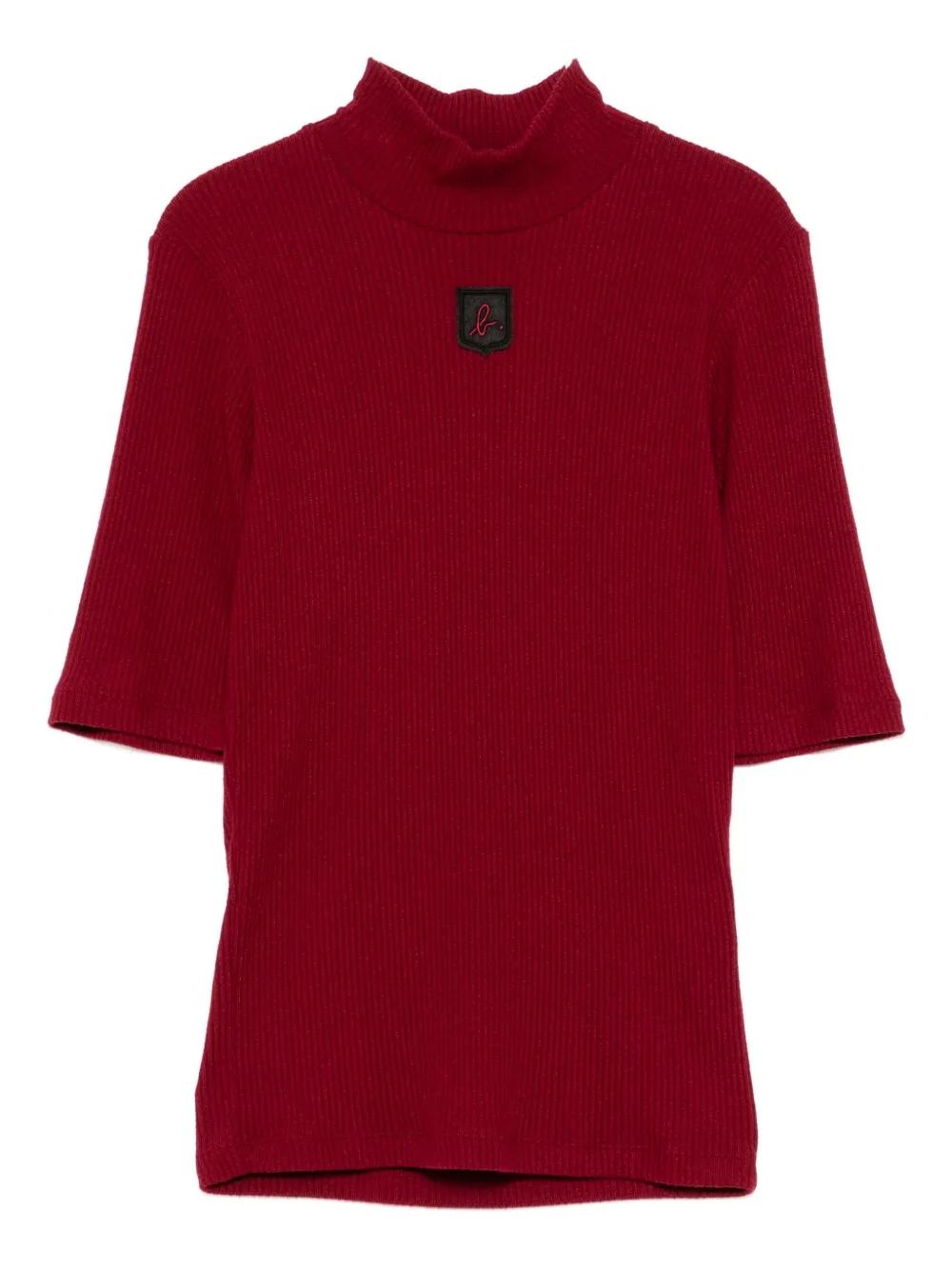 agnès b.  logo-embroidered top | Red | Image 1