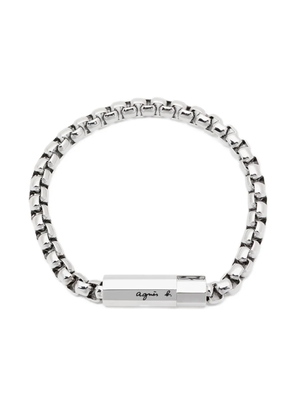 agnès b.  octagon-chain bracelet | Silver | Image 1