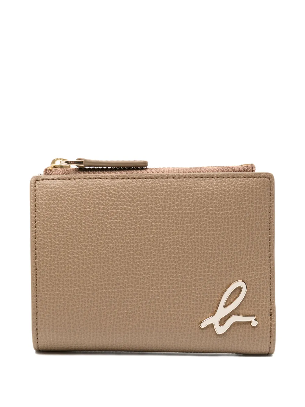 Agnès B. Leather Wallet In Brown
