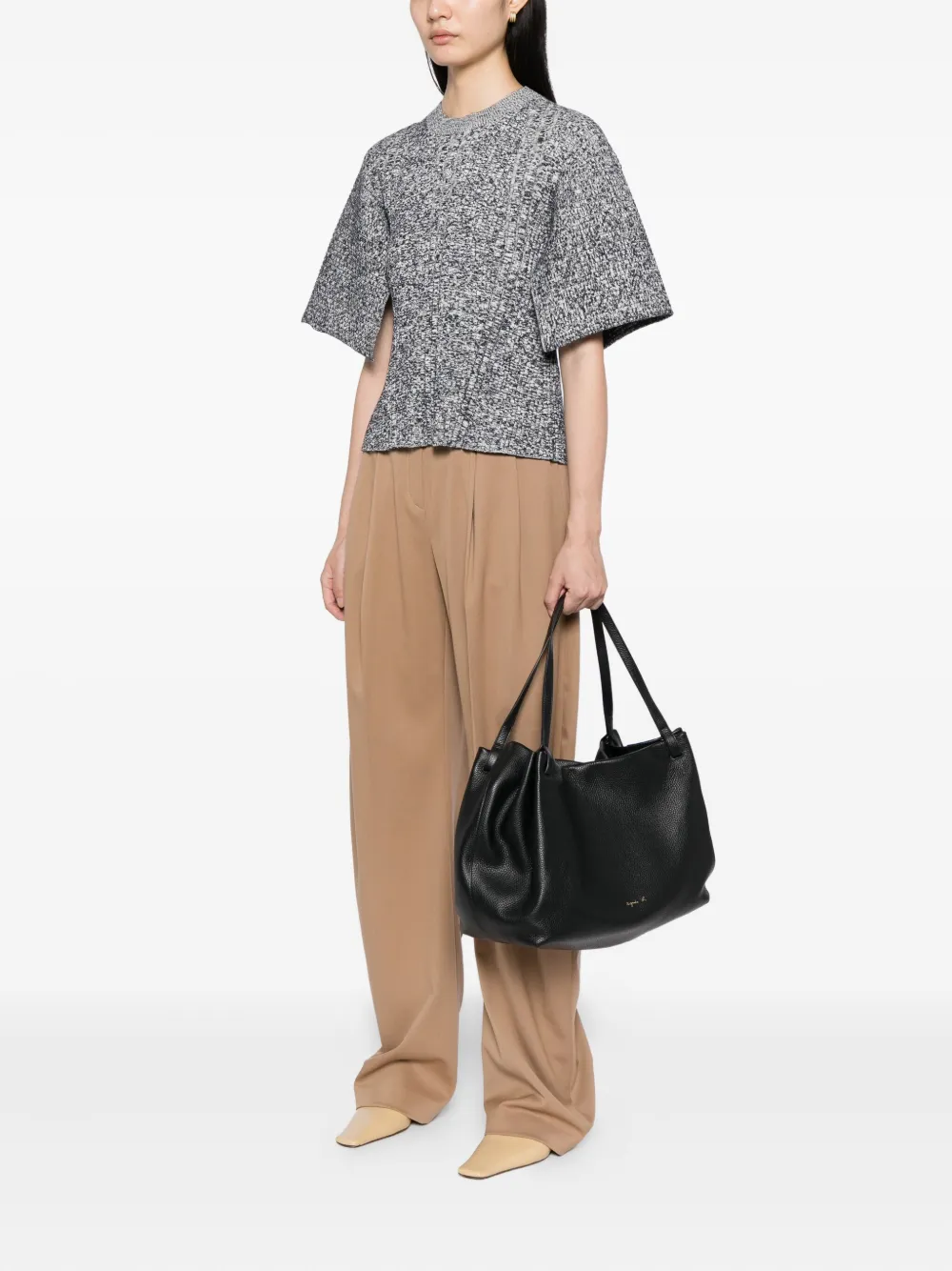 agnès b.  logo-print tote bag | Image 2