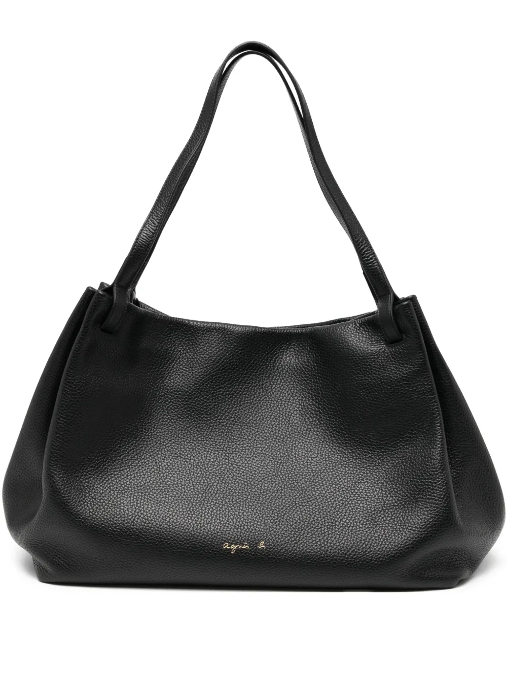 agnès b.  logo-print tote bag | Black | Image 1