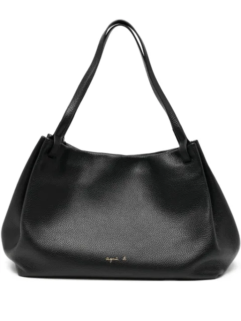 agnès b.  tote con logo estampado