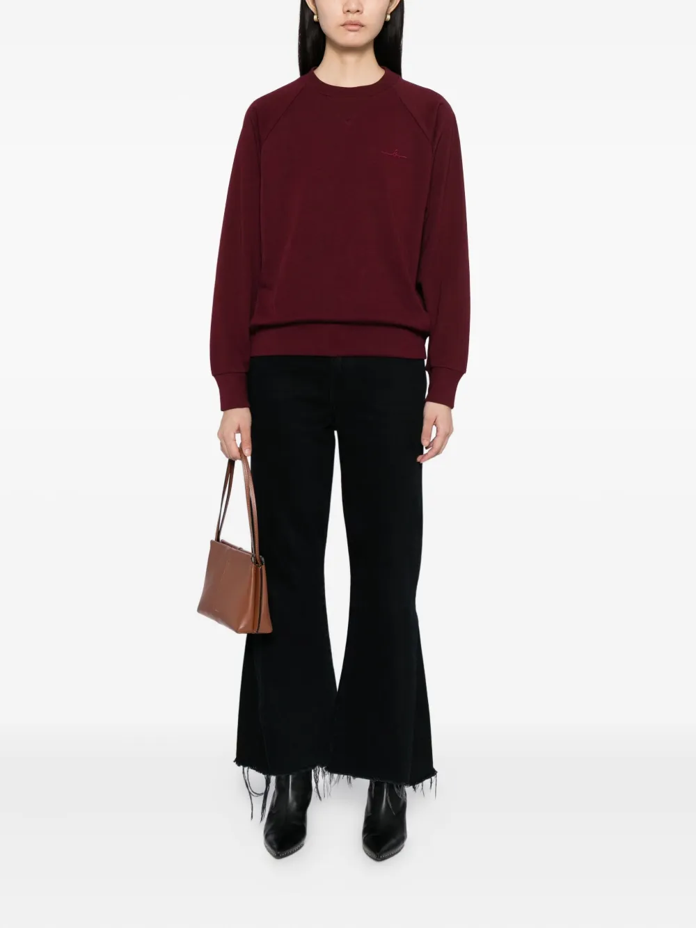 agnès b.  logo-embroidered sweatshirt | Sweaters | Image 2