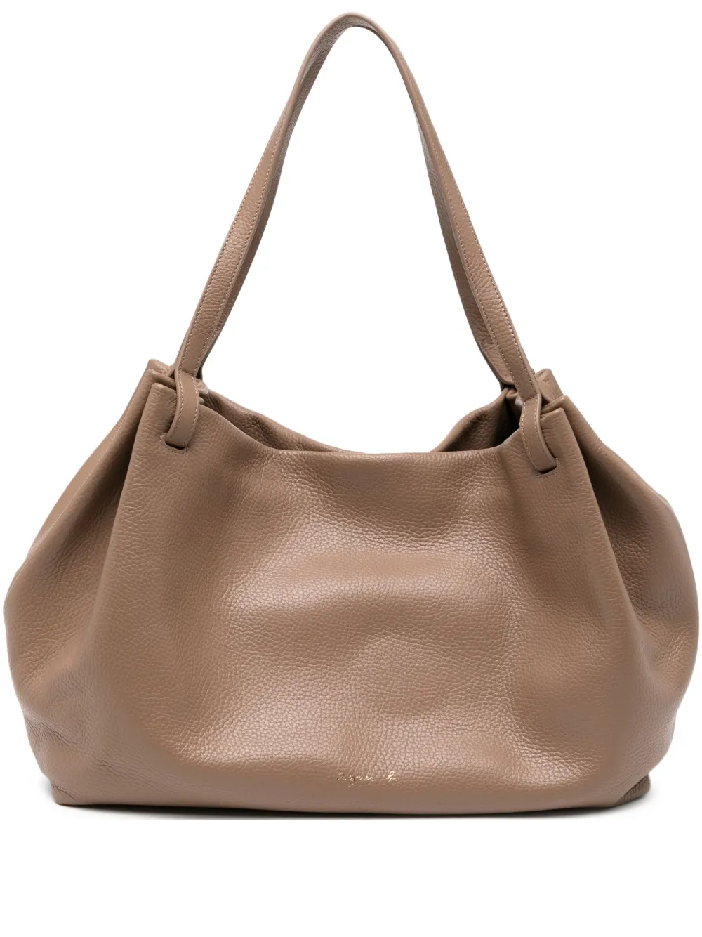 agnès b.  logo-print tote bag | Neutrals | Image 1