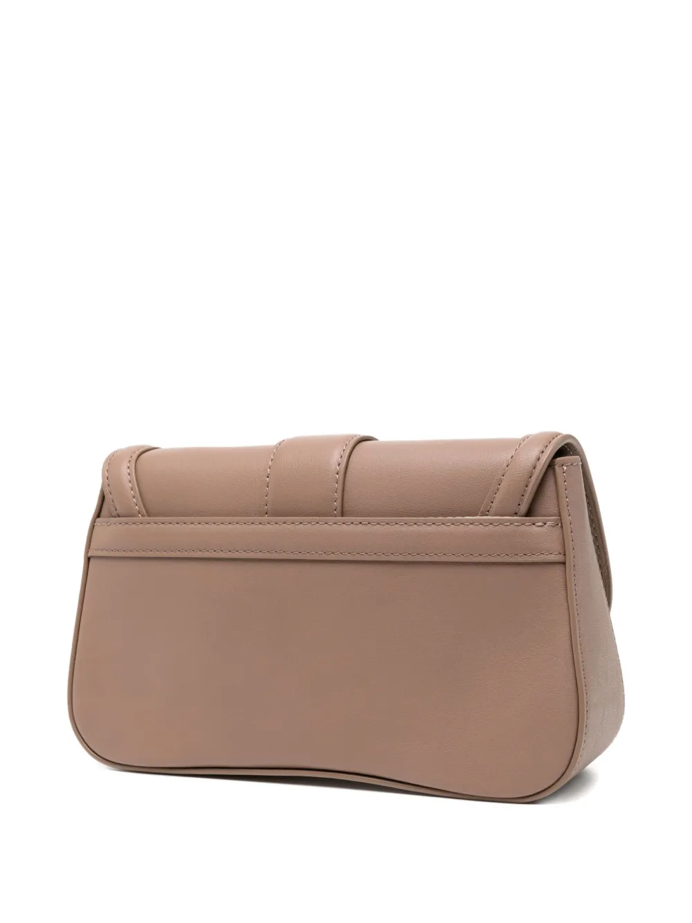 Agnès B. Logo-plaque Crossbody Bag In Neutral