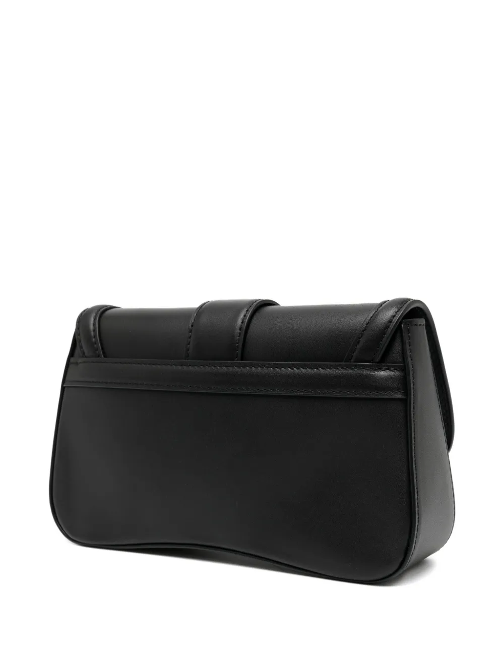 Agnès B. Logo-plaque Crossbody Bag In Black