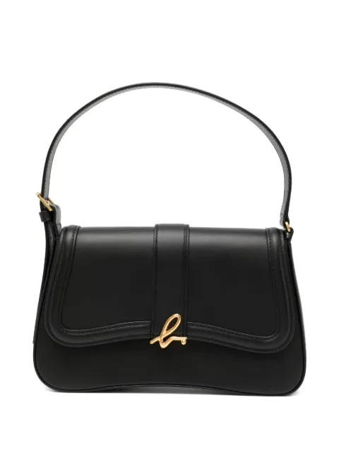 agnès b.  bolsa de hombro con placa del logo