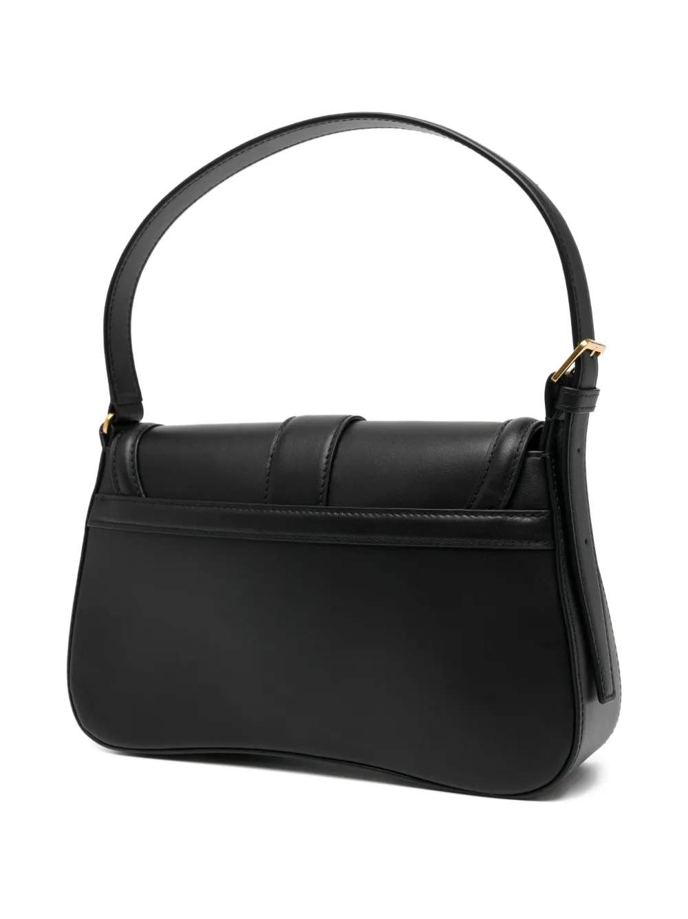 Agnès B. Logo-plaque Shoulder Bag In Black