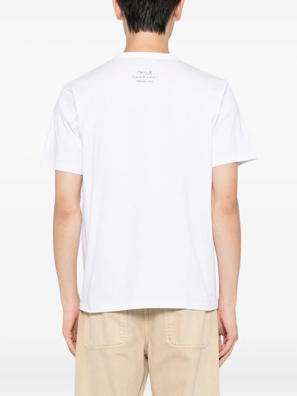 Agnès B. X Brendan Lynch Le Mixte T-shirt In White