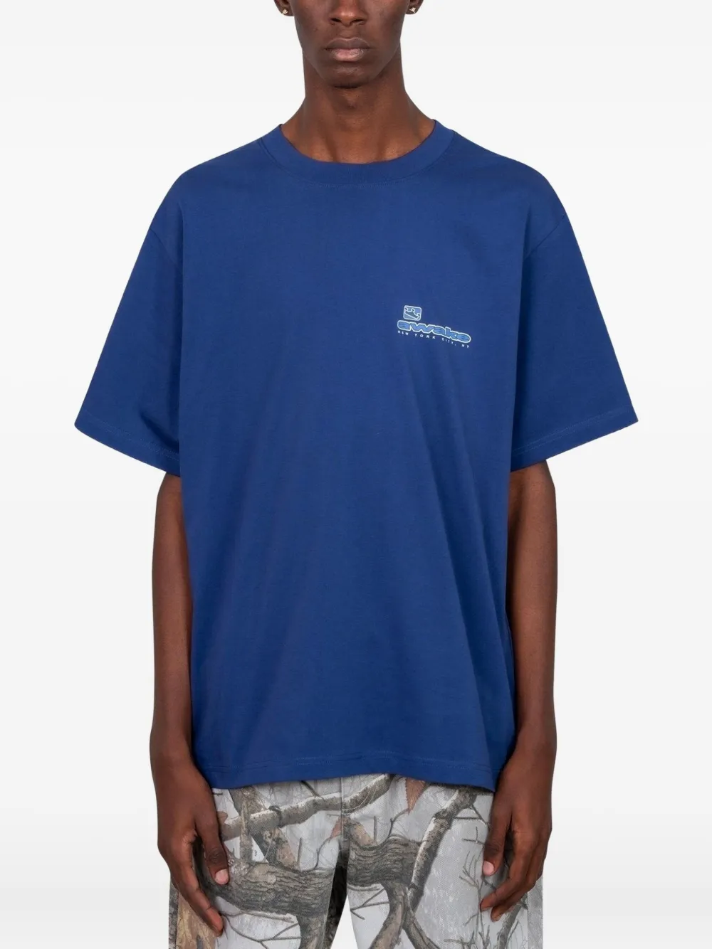 Awake NY New York City Tシャツ - ブルー Awake NY New York City Tシャツ - ブルー