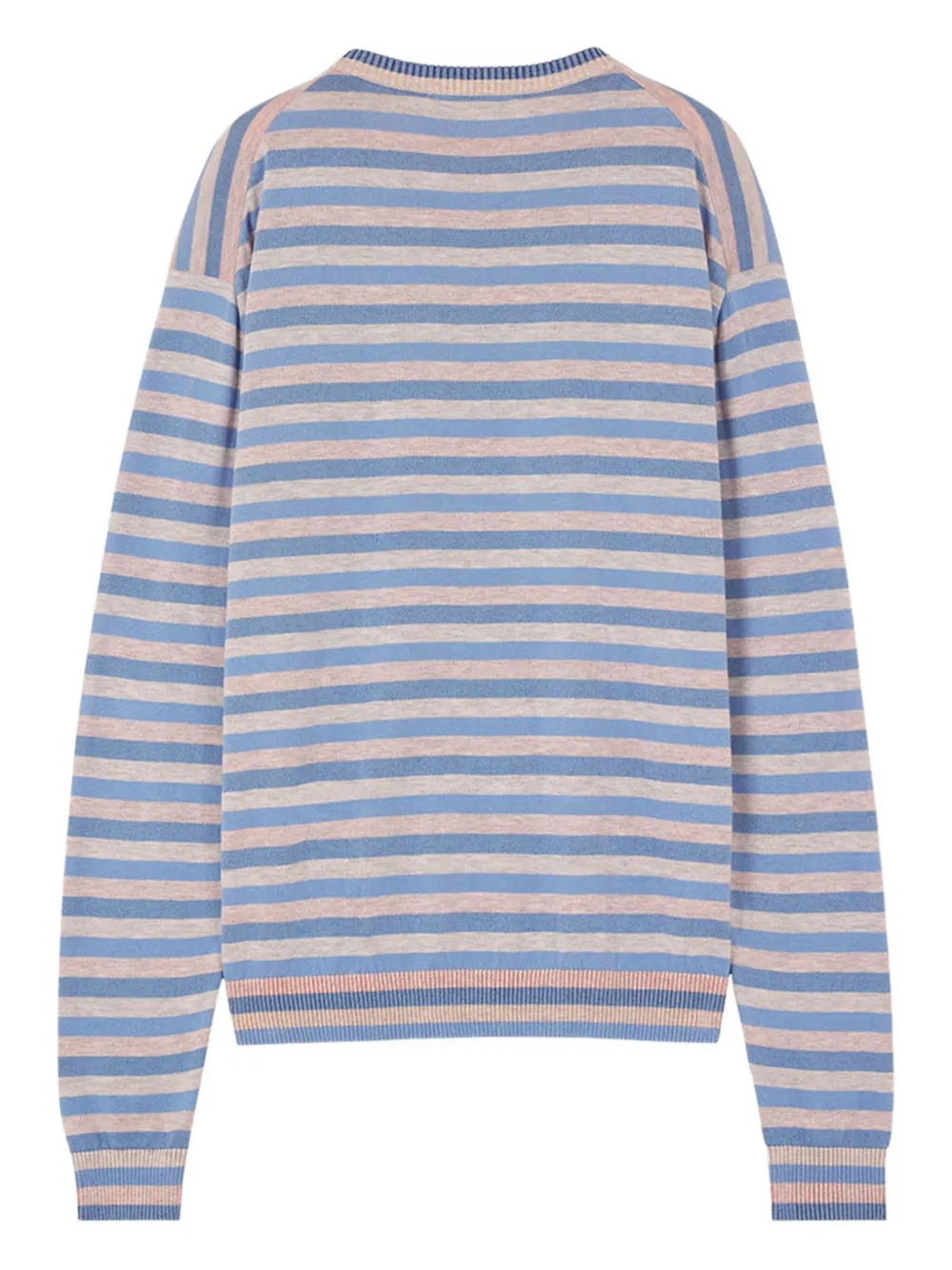Maison Kitsuné Gestreepte trui Blauw