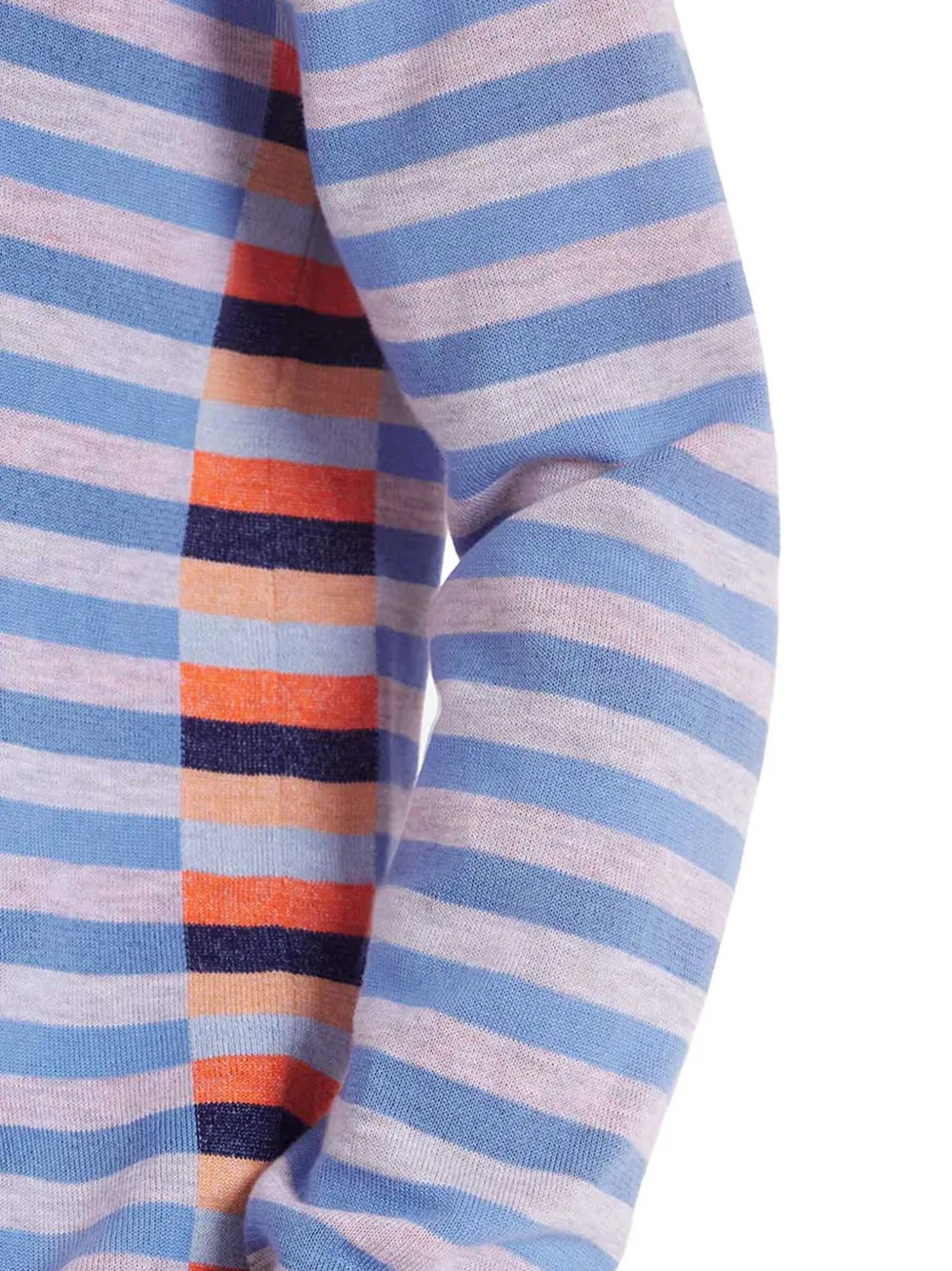 Maison Kitsuné Gestreepte trui Blauw