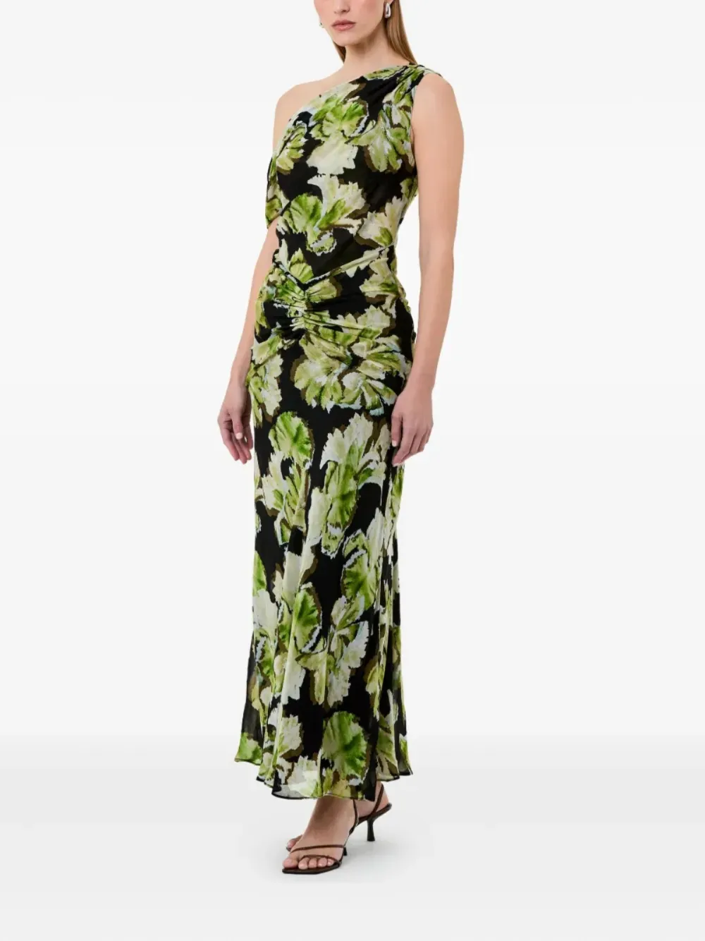 Nicholas Asymmetrische jurk Zwart