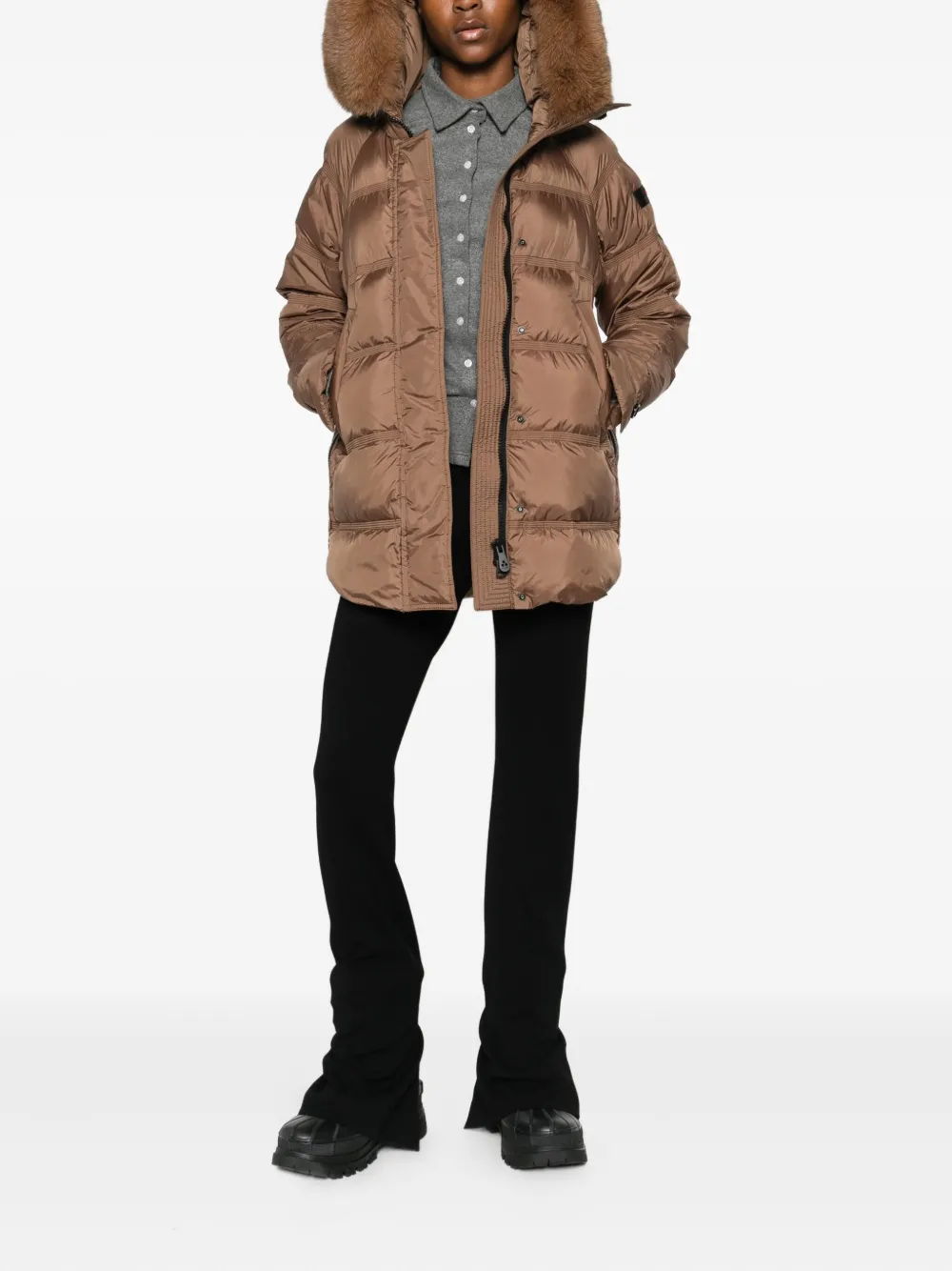 Peuterey logo-patch parka coat | Parkas | Image 2