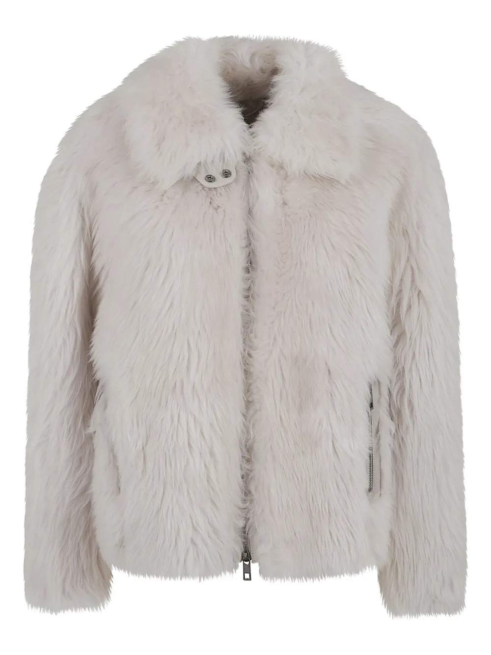 Desa 1972 zip-up shearling jacket | Neutrals | Image 1