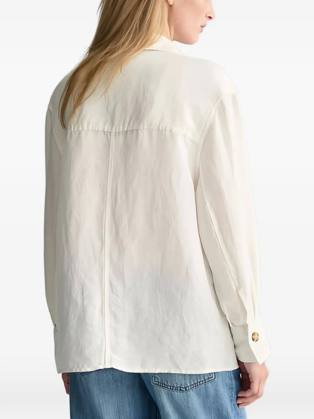 Gant Button Flap-pocket Overshirt In Multi