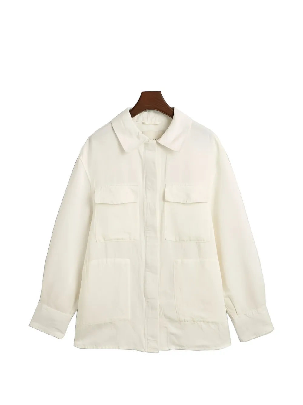 Gant Button Flap-pocket Overshirt In Multi