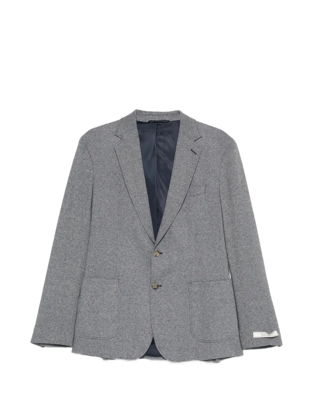 Gant notched lapel blazer - Blue