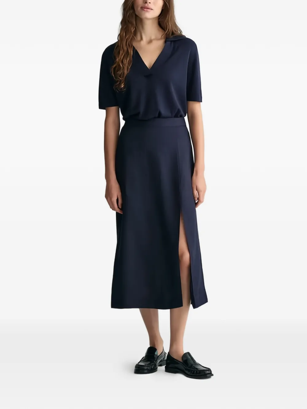 Gant slit midi skirt | Straight Skirts | Image 2