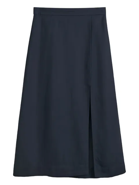 Gant slit midi skirt
