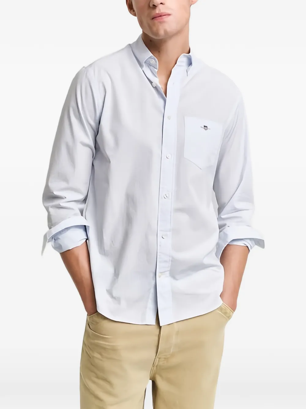Gant chest-pocket shirt - Blauw