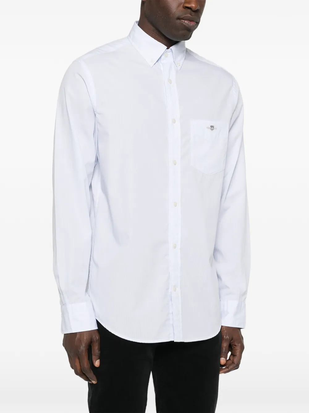  Gant Chest-pocket Shirt - Blue 