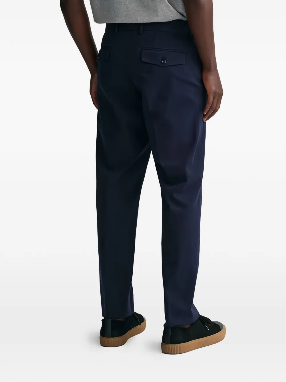  Gant Buttoned Tailored Trousers - Blue 