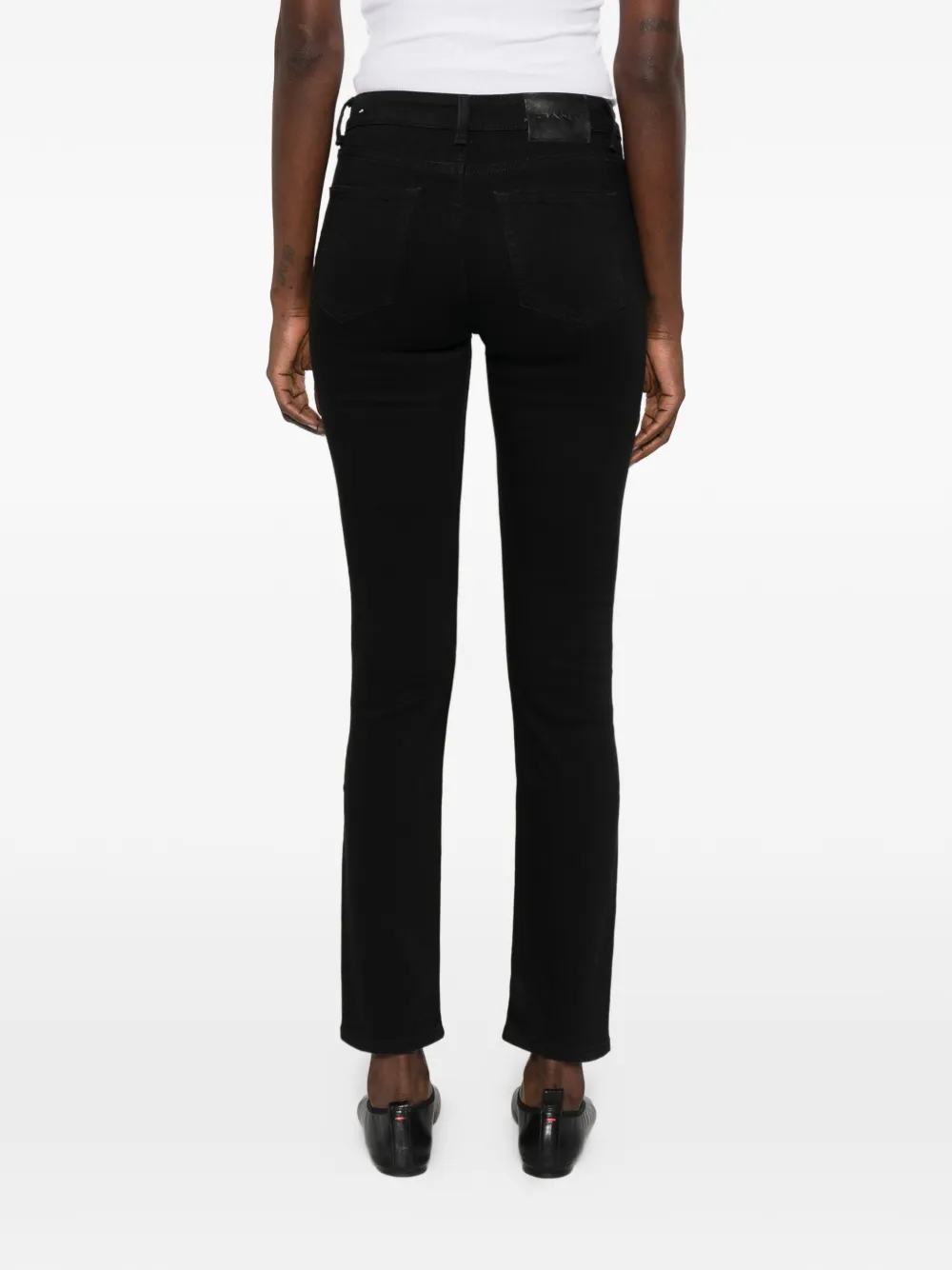 Gant Straight denim jeans Zwart