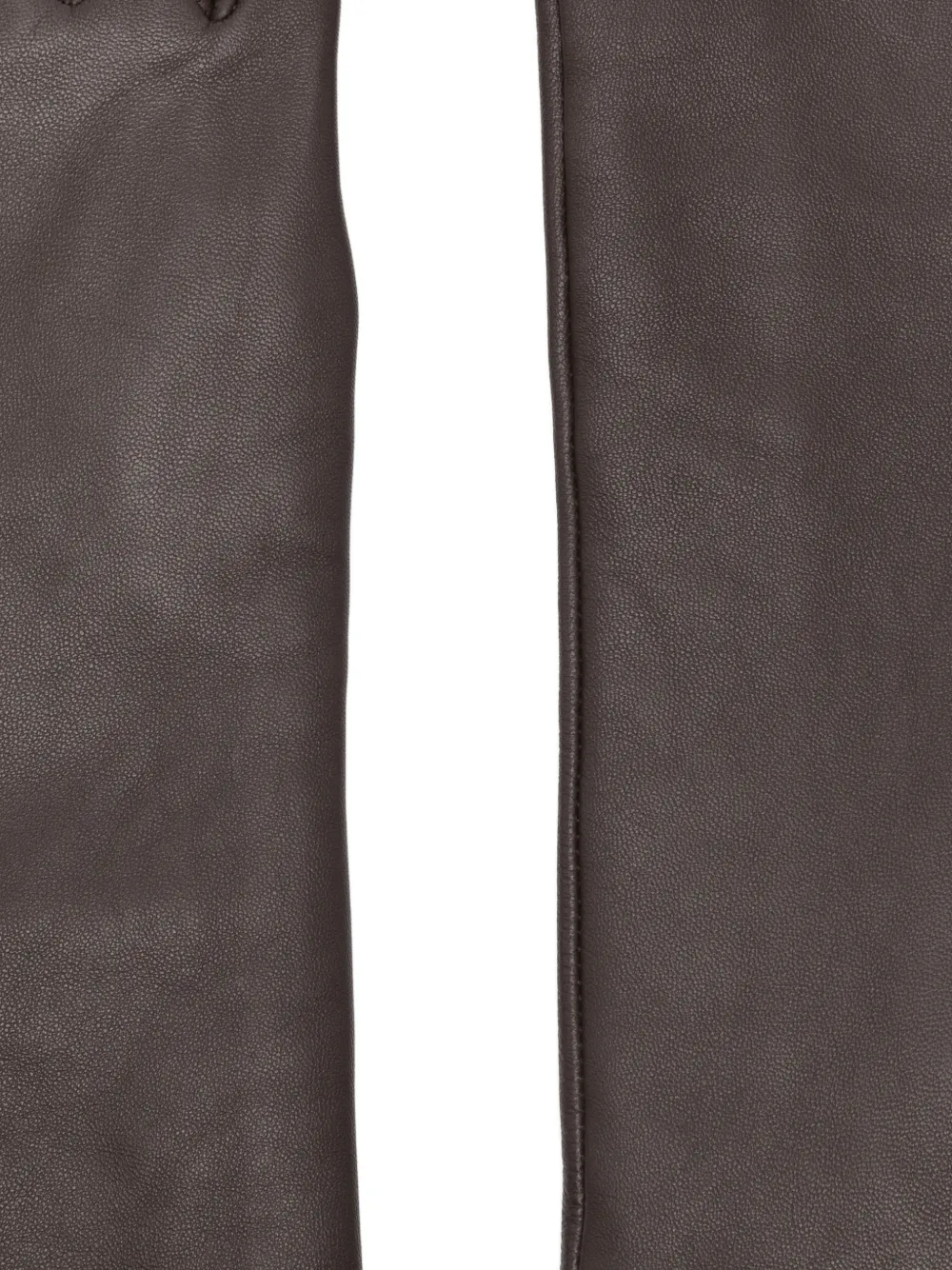  Gant Long Leather Gloves - Brown 