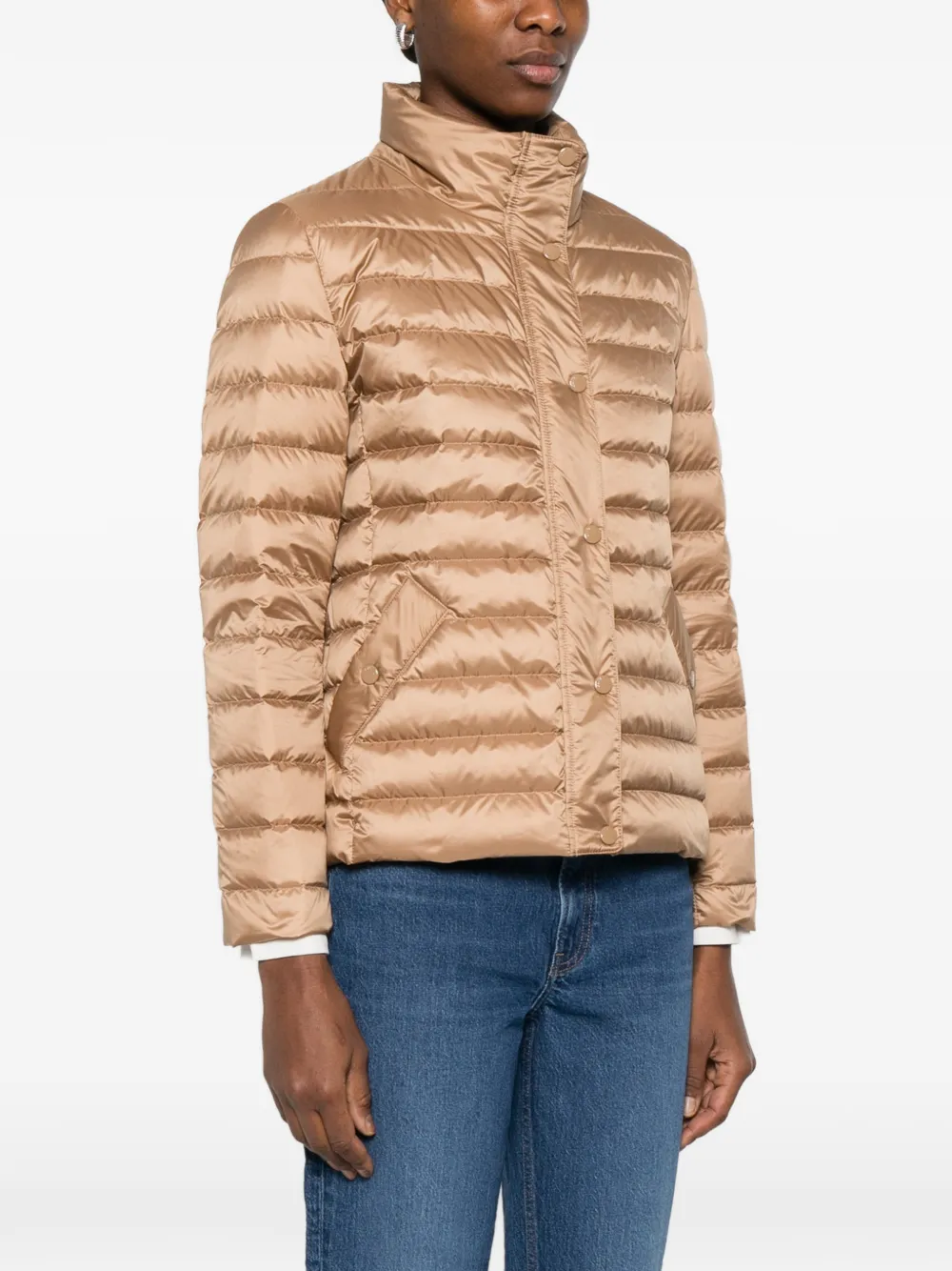  Gant Bunda Quilted Puffer Jacket - Brown 