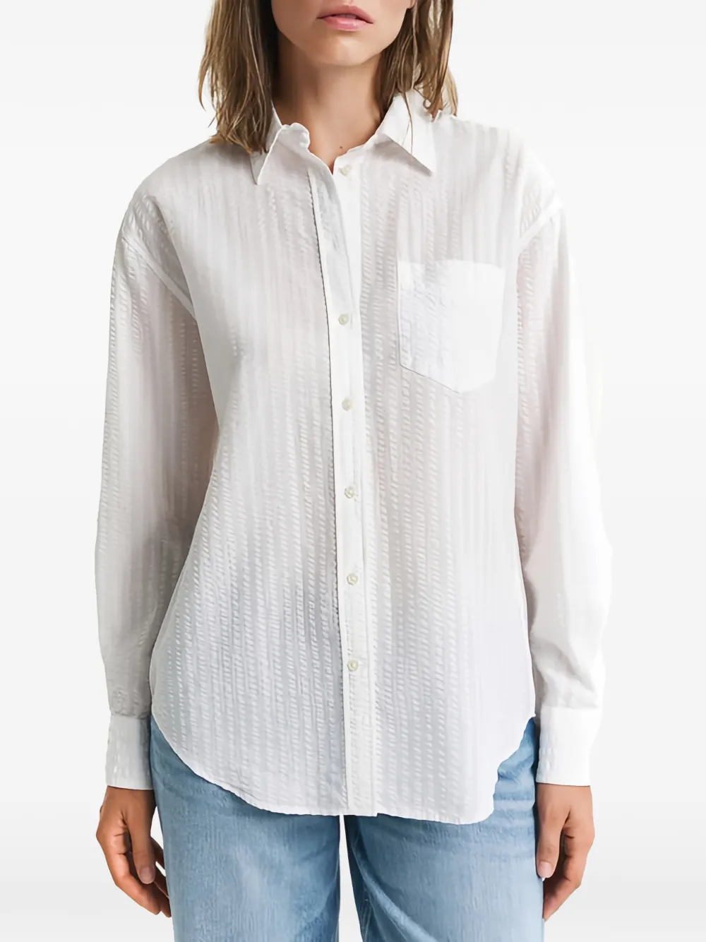 Gant chest-pocket shirt - Bianco