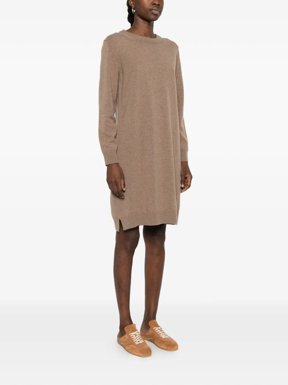  Gant Long-sleeve Midi Dress - Brown 