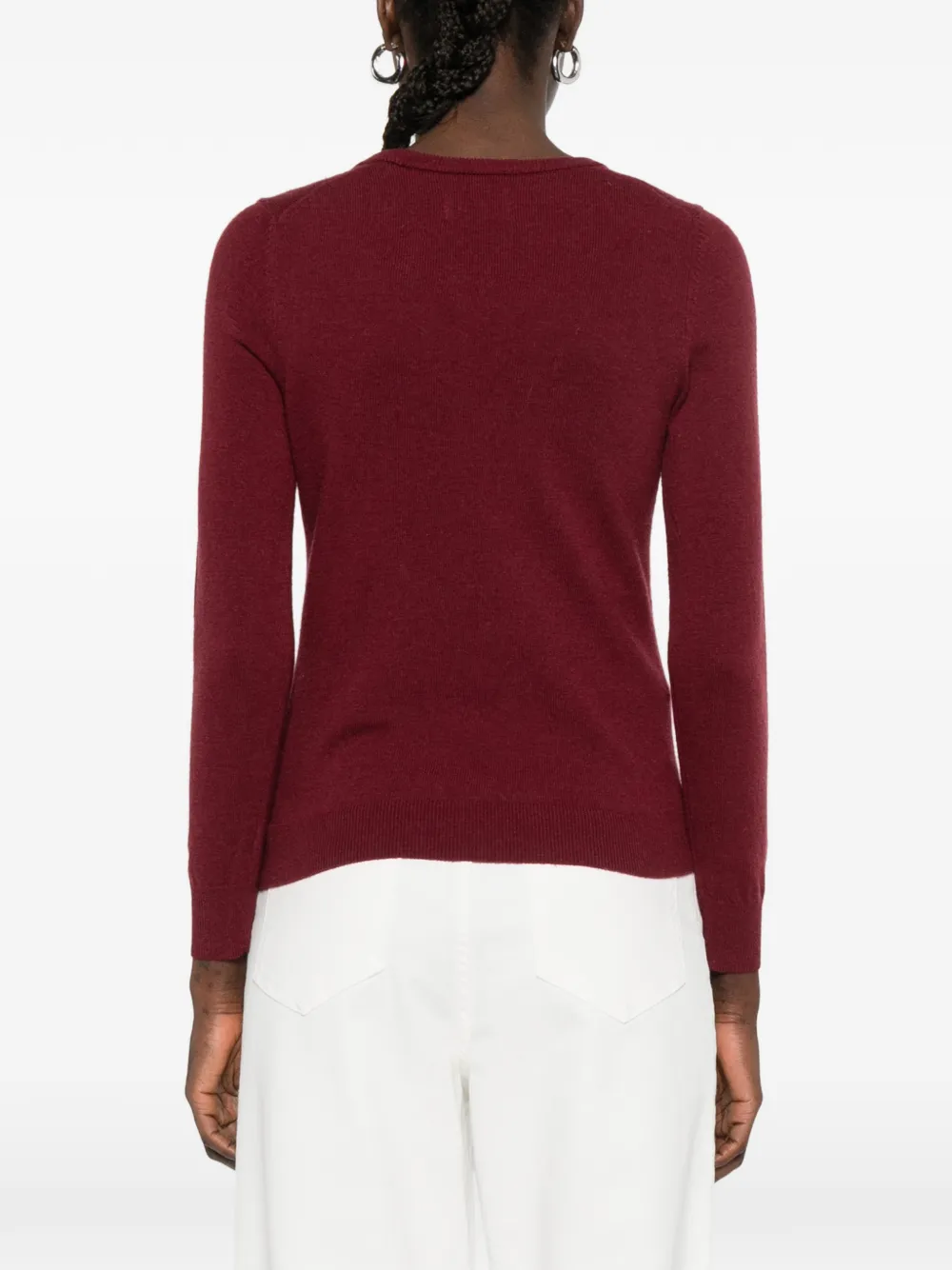 Gant Trui met V-hals Rood