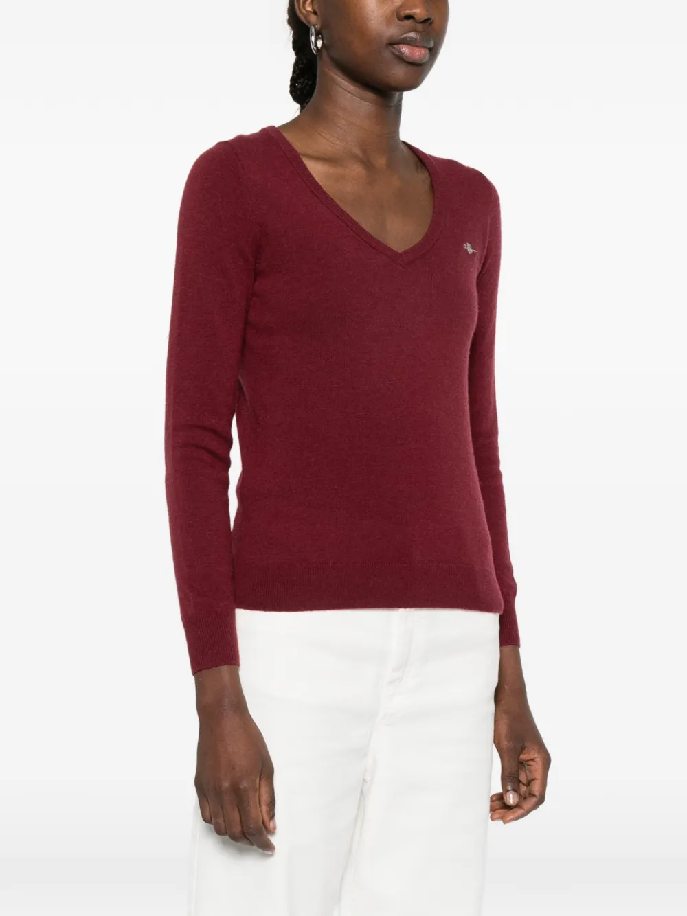  Gant V-neck Sweater - Red 