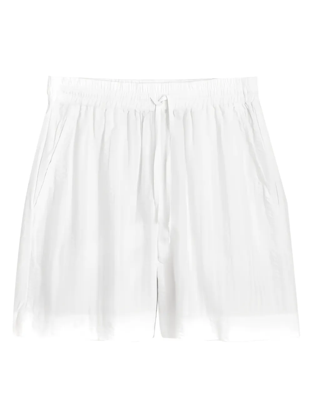 Gant drawstring textured shorts - Bianco