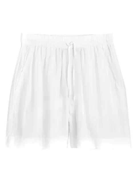 Gant drawstring textured shorts