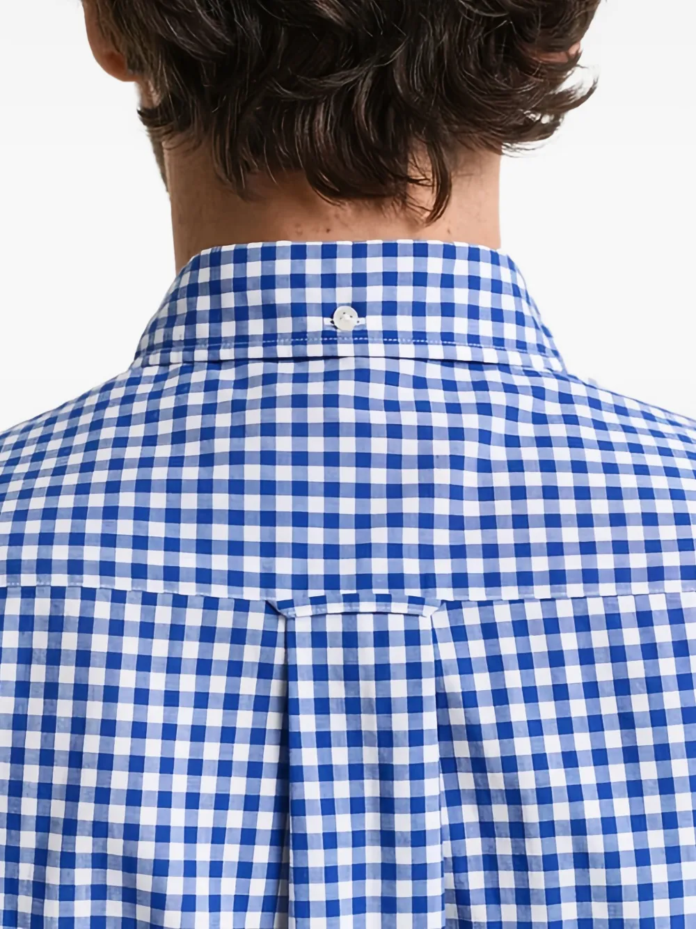 Gant Overhemd met gingham ruit Blauw