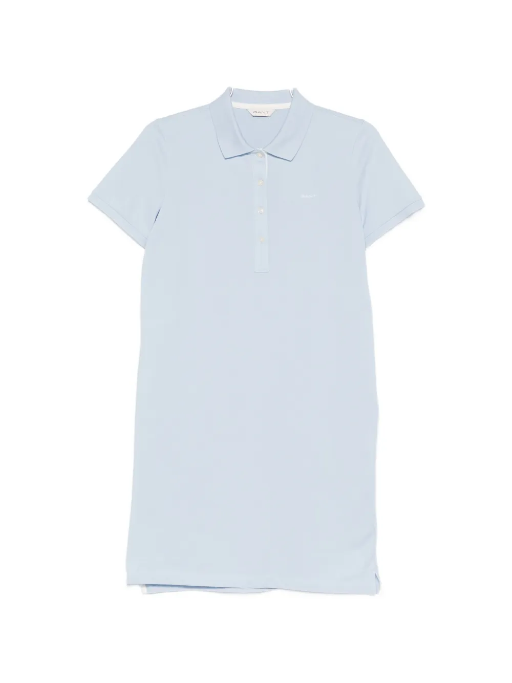 Gant polo-collar short-sleeve dress - Blu