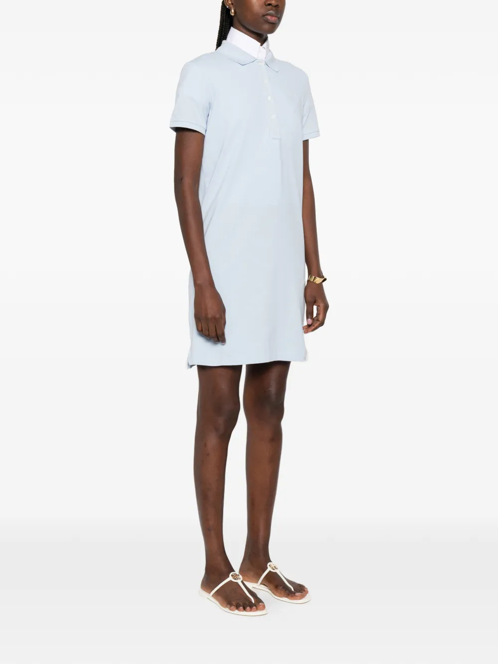 Gant Jurk met polokraag Blauw
