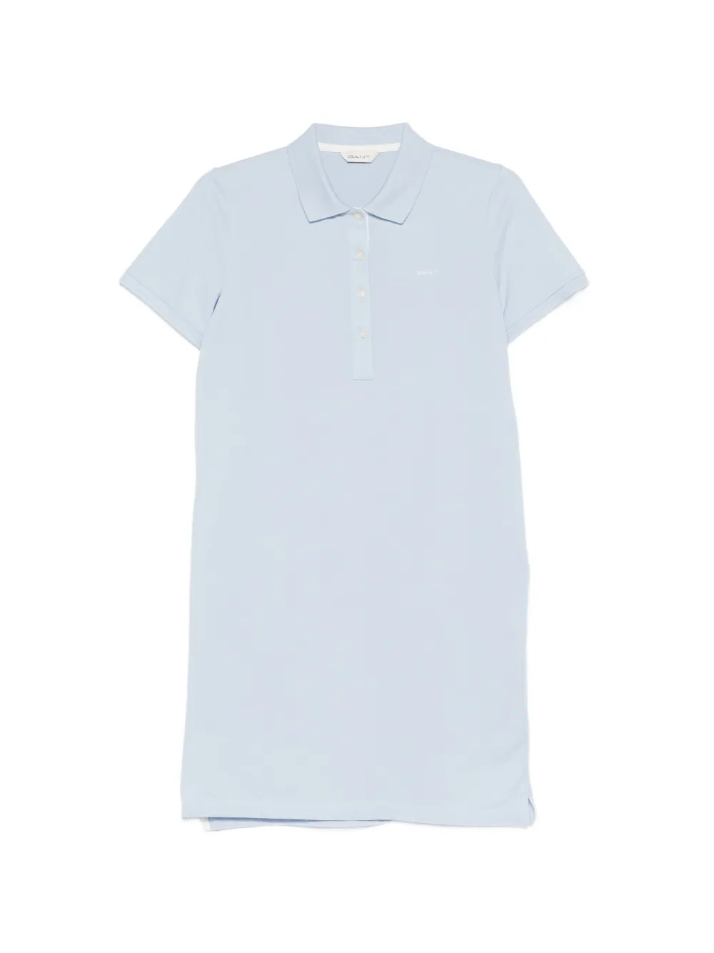 Gant polo-collar short-sleeve dress - Blu