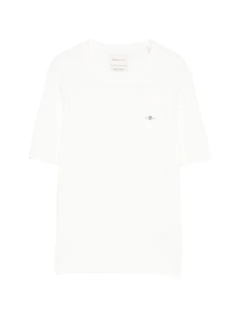 Gant ribbed short-sleeve T-shirt