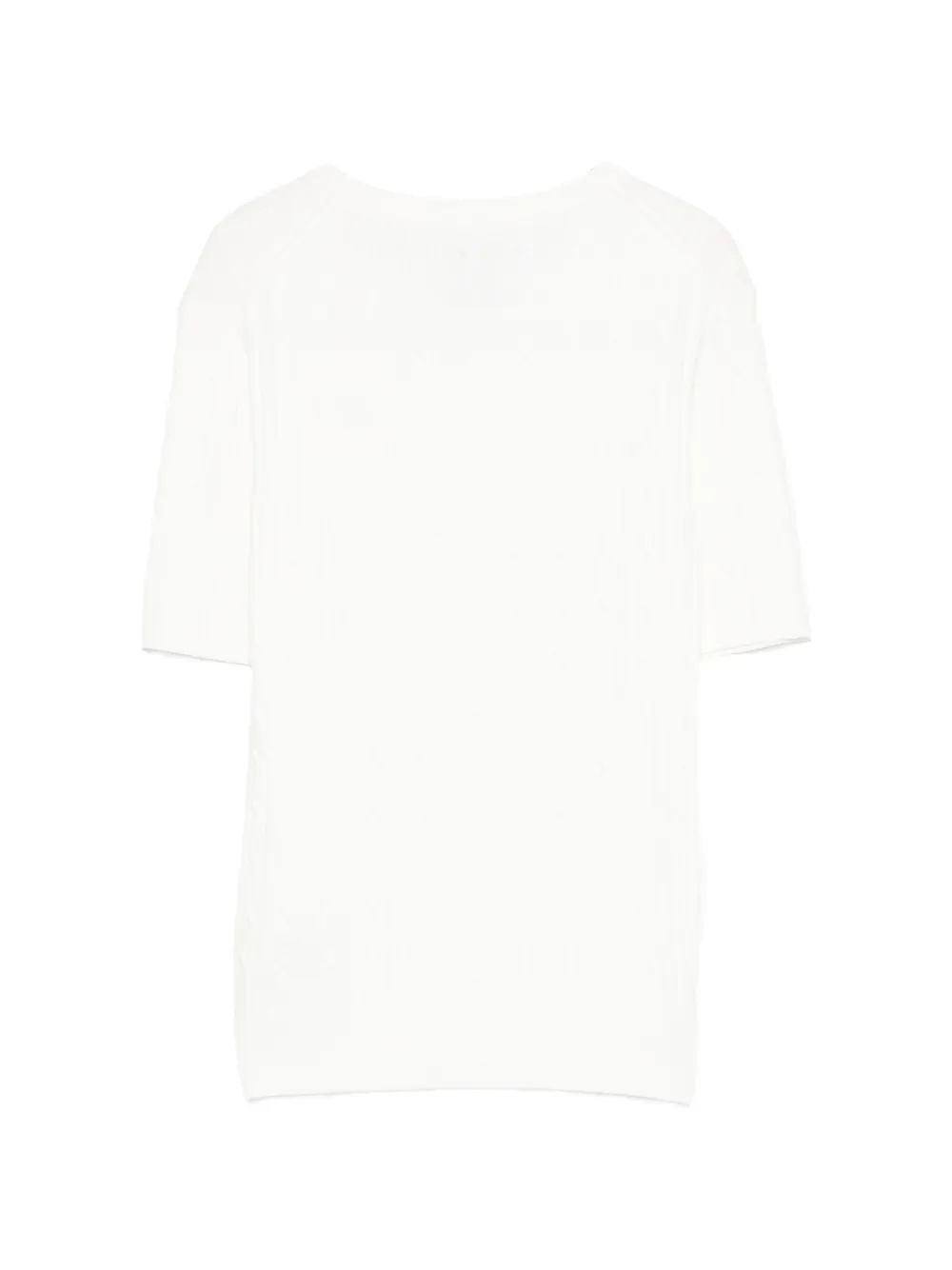  Gant Ribbed Short-sleeve T-shirt - White 