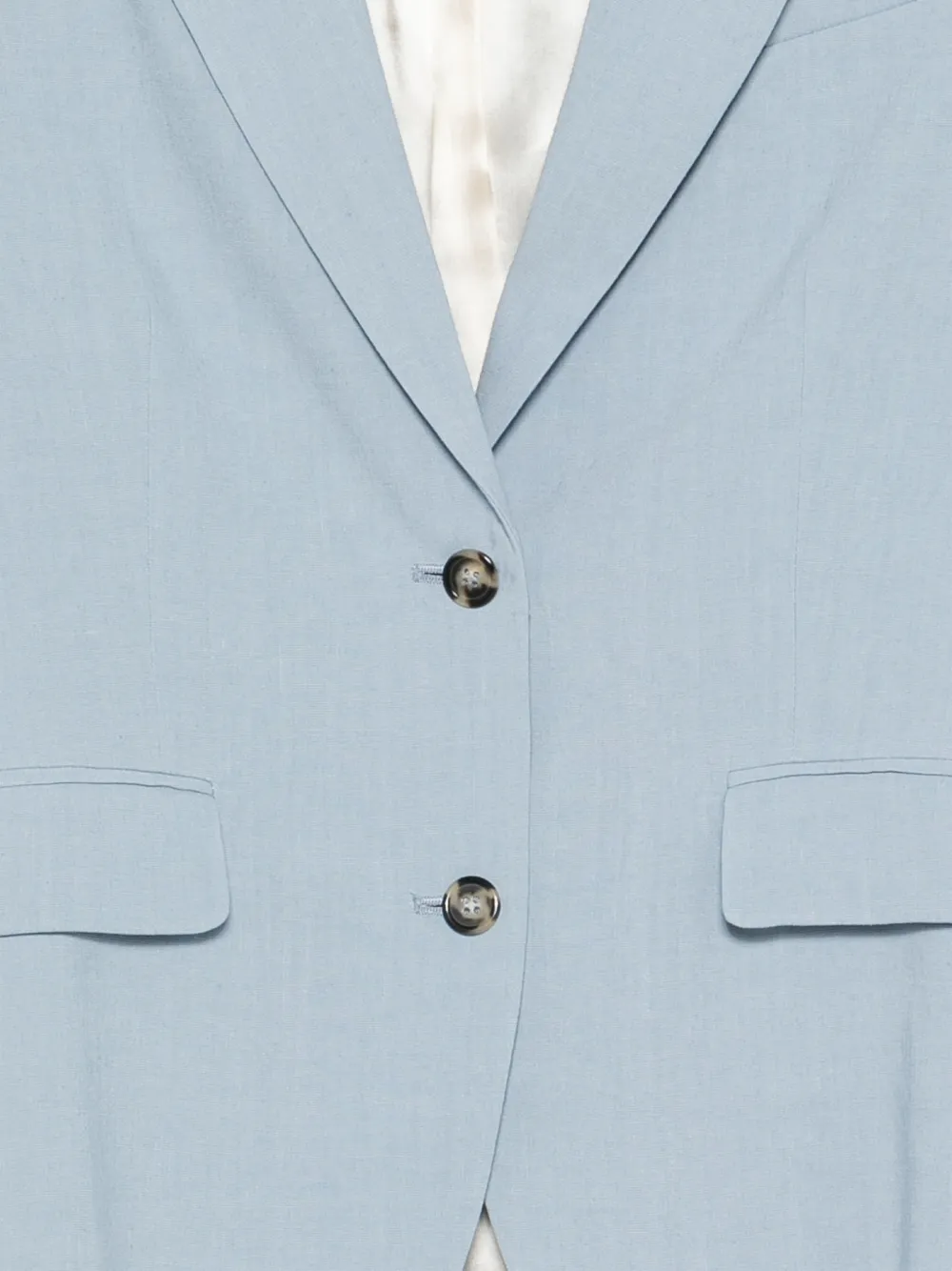  Gant Button Single-breasted Blazer - Blue 