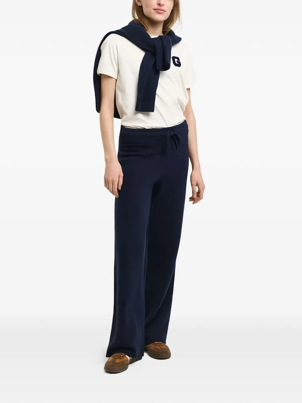 Gant Broek met trekkoord Blauw
