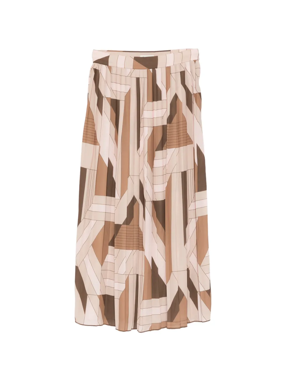 Gant geometric pleated midi skirt - Toni neutri