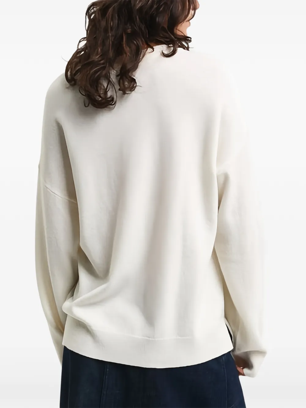 Gant Trui met ronde hals Beige